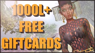 1000L+ IN FREE GIFTCARDS!!! | SECOND LIFE