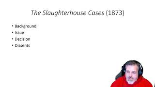 POLS 3321: The Slaughterhouse Cases (1873)