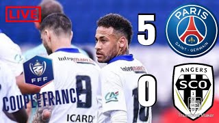 PARIS SAINT-GERMAIN 5 - 0 ANGERS SCO : COUPE DE FRANCE