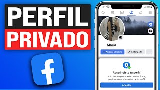 Cómo Poner mi PERFIL de FACEBOOK Totalmente PRIVADO (2024) Restringir Perfil