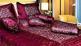 Stitchy satin double 🤴 king bedding set review  / beautiful bed set review ..best wedding 🎁 gift