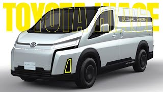 TOYOTA HIACE EV 2025 Adota Energia Elétrica e VISUAL NOVO