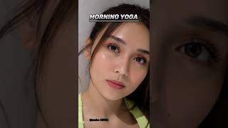 Morning yoga #glowup#healthtips#beautytips#selfcare #yoga #exercise