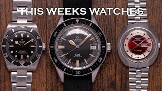 This Weeks Watches - Tudor Black Bay 54, Vintage Certina DS, Funky 70s CAMY & More [EP111]