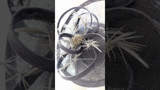 Wedding fascinators made in France #millinery #weddinghairstyles #fascinator