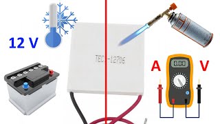 Элемент Пельтье TEC1-12706. Тест на охлаждение и получение электроэнергии