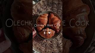 Subscribe Olechka’s Home Cook 🤍👩🏼‍🍳🇰🇷 #shorts #recipe #cookingathome #croissant #요리 #korea