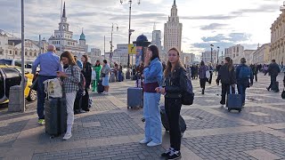 Москва. Улица Краснопрудная и площадь трех вокзалов