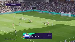 Dinamarca v Grecia, Eliminatoria Copa del mundo '66, 8vos Final Partido 2, PES 2021 nivel imbatible