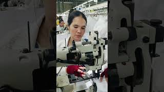 She is Working in Garment Factory