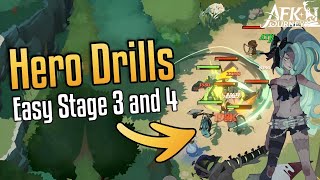 THIS will help you clear the last HERO DRILLS Fights! Guide for Stage 3 and 4 - AFK Journey