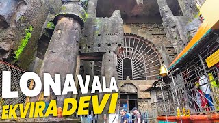 Aai Ekvira Temple Lonavala | Karla Caves In Monsoon 🔥 Full Vlog