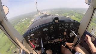 Engine Cowling comes loose after takeoff- Cessna 140