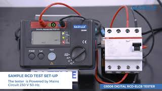 Gazelle G9306 RCD-ELCB Tester | Gazelle Installation Testing