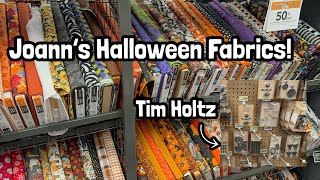 Joann Halloween & fall fabrics //SHOP WITH ME