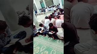 Almumtaz school jampur me Quran khawani aur khairaat ke  manaazir...❤️