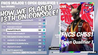 How We Placed 13th In FNCS Finals On Console! (4K PS5)