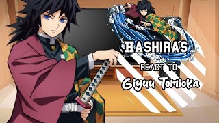 Hashiras React To Giyuu Tomioka || GiyuMitsu Friendship || p. 2 ? || 2X SPEED ||