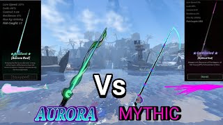 MYTHIC VS AURORA ROD bagusan mana?? fisch Adu rod.