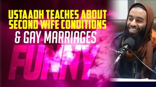 FUNNY || Ustaadh Teaches About 2nd Wife Conditions & Gay Marriage | Ustaadh Abu Taymiyyah