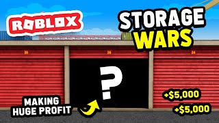 Buying STORAGE UNITS and Selling Items for PROFIT on Roblox