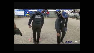 PETANQUE EUROPEAN CLUBS CUP FINAL 2023, Sarrio, Darodes, Bousquet vs Koshovyi