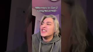 Millennials VS Gen Z During November