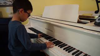 Parker Wolf (age 6) - Faber Piano Adventures 3B, German Dance