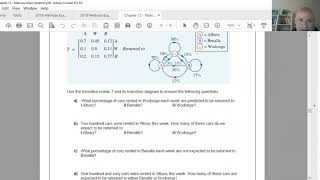 Interpreting transition matrices