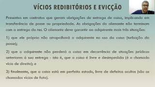 Aula sobre vícios redibitórios