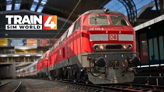 Diesel-Intercity | BR 218 Gameplay PREVIEW | TRAIN SIM WORLD 4 #95