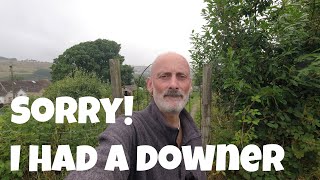 I had a real downer ….Sorry | Allotments for Fun and Food