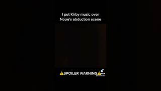 I put Kirby music over Nope’s alien abduction scene #shorts#kirby#jordanpeele #nope#spoilers#memes