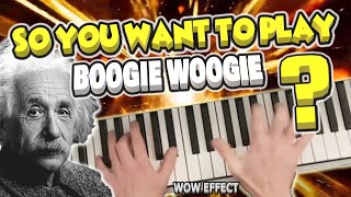 Boogie Woogie Piano WOW Effect ! It's Not Rocket Science ! Beginners Tutorial Lesson