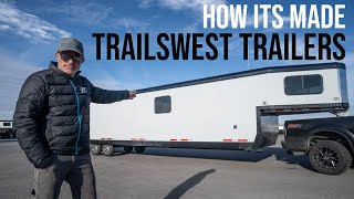 Factory tour of TrailsWest Trailers