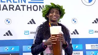 Woman Awards Ceremony BMW BERLIN-MARATHON 2023