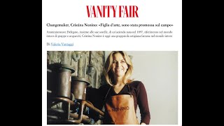 Cristina Nonino intervistata da Vanity Fair per Women Changemaker