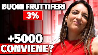 BUONI FRUTTIFERI POSTALI RENDIMENTI AL 3%: conviene? + 3 alternative che non hai considerato