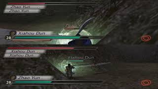 DYNASTY WARRIORS 4 Xtreme Legends - CPU VS CPU Battle (Xiahou Dun vs Zhao Yun)