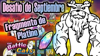 DESAFÍO DE SEPTIEMBRE | Por el Pueblo (nvl. 3 - 5) | Fragmento de Platino | The Battle Cats