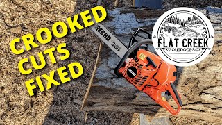 Crooked Cutting Chainsaw FIXED