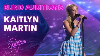 Kaitlyn Martin Sings Judy Garland's Somewhere Over the Rainbow | The Blind Auditions | The Voice AU