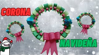 CÓMO HACER UNA CORONA NAVIDEÑA. FÁCIL Y RÁPIDA. PASO A PASO.#NAVIDAD #coronadeadviento #manualidades