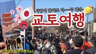 🇯🇵일본패키지여행#2 교토여행 vlog | 교토 당일치기 코스 | 청수사 | 아라시야마 | 오사카성