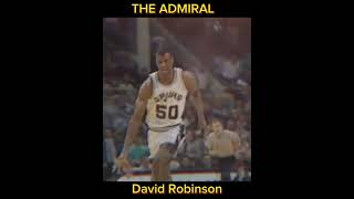 the Admiral for his service with the USNavy, Robinson was  the 1995 NBA MVP, a two-time NBA champion