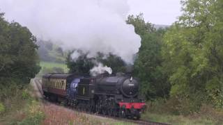 LNER Class B1 No.61264 southbound at Esk Valley Viaduct [NYMR 2017]