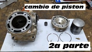 Cambio de piston ktm 250 tpi,parte 2.