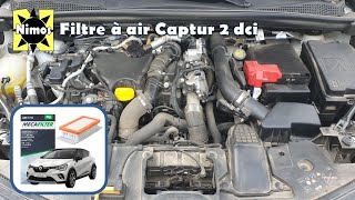 Changement filtre à air Captur 2 II Blue DCI