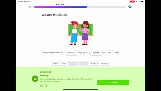 Duolingo Learning Spanish Section 2, Unit 7, Describe Your Family, Lesson 2 of 2