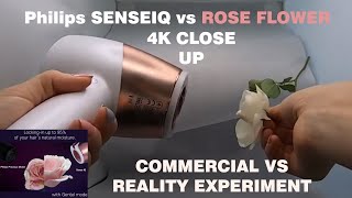 Philips SENSE IQ Smart hair dryer Rose experiment at home. Review